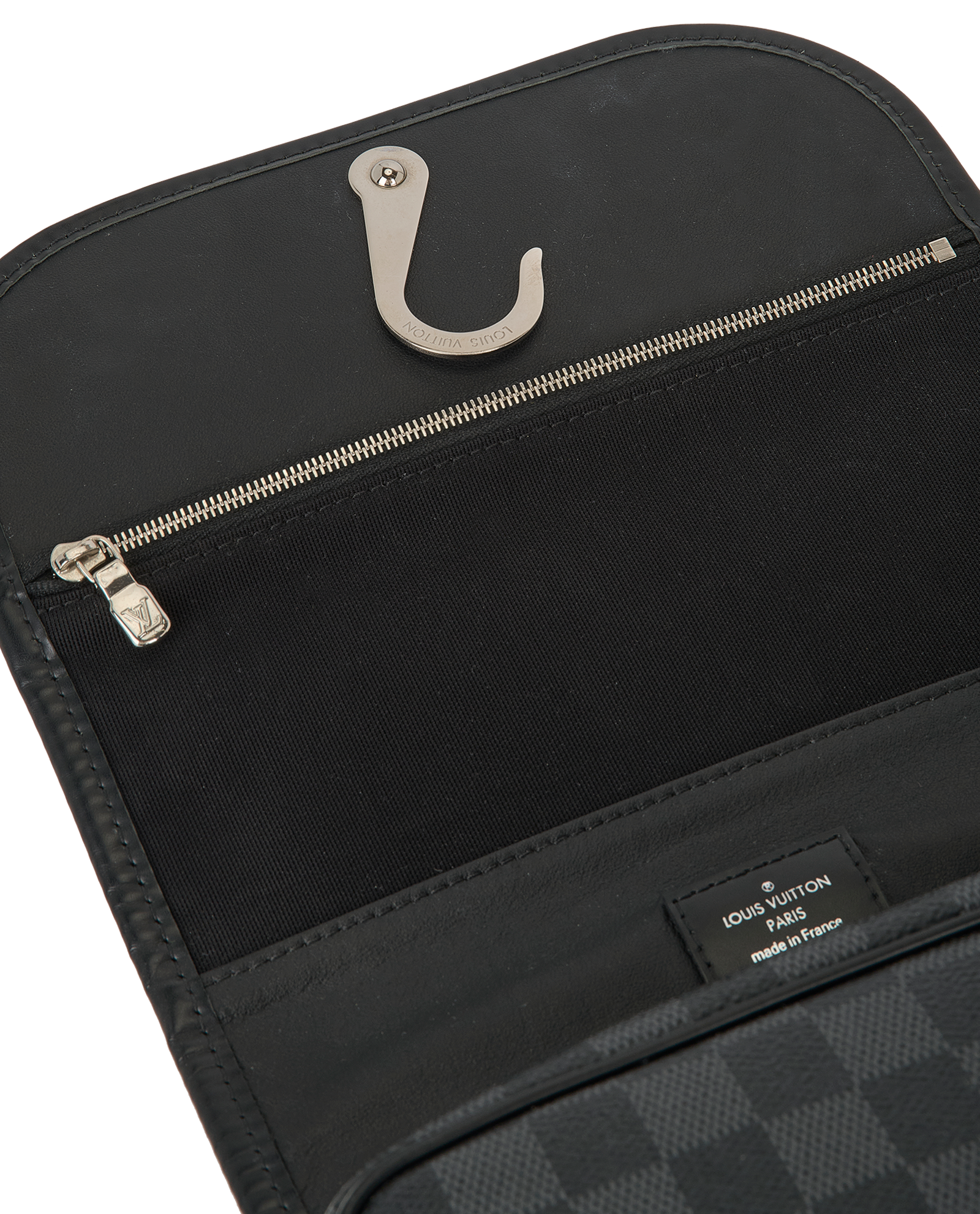 Hanging Toiletry Pouch, &pound;420, Handbags, Grey, Canvas, Other view